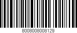 Código de barras (EAN, GTIN, SKU, ISBN): '8008008008129'
