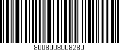 Código de barras (EAN, GTIN, SKU, ISBN): '8008008008280'
