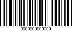 Código de barras (EAN, GTIN, SKU, ISBN): '8008008008303'