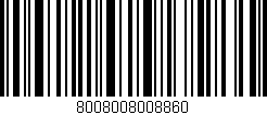 Código de barras (EAN, GTIN, SKU, ISBN): '8008008008860'