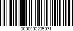 Código de barras (EAN, GTIN, SKU, ISBN): '8008903235071'