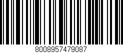 Código de barras (EAN, GTIN, SKU, ISBN): '8008957479087'