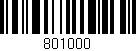 Código de barras (EAN, GTIN, SKU, ISBN): '801000'