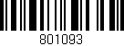 Código de barras (EAN, GTIN, SKU, ISBN): '801093'
