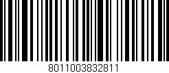 Código de barras (EAN, GTIN, SKU, ISBN): '8011003832811'
