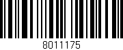 Código de barras (EAN, GTIN, SKU, ISBN): '8011175'