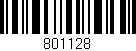 Código de barras (EAN, GTIN, SKU, ISBN): '801128'