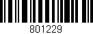Código de barras (EAN, GTIN, SKU, ISBN): '801229'