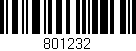 Código de barras (EAN, GTIN, SKU, ISBN): '801232'