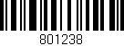 Código de barras (EAN, GTIN, SKU, ISBN): '801238'