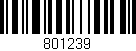 Código de barras (EAN, GTIN, SKU, ISBN): '801239'