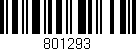 Código de barras (EAN, GTIN, SKU, ISBN): '801293'