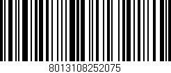 Código de barras (EAN, GTIN, SKU, ISBN): '8013108252075'