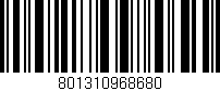 Código de barras (EAN, GTIN, SKU, ISBN): '801310968680'