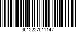 Código de barras (EAN, GTIN, SKU, ISBN): '8013237011147'