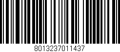 Código de barras (EAN, GTIN, SKU, ISBN): '8013237011437'