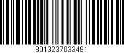 Código de barras (EAN, GTIN, SKU, ISBN): '8013237033491'