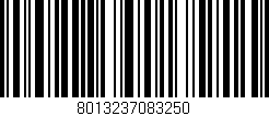 Código de barras (EAN, GTIN, SKU, ISBN): '8013237083250'