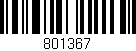 Código de barras (EAN, GTIN, SKU, ISBN): '801367'