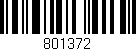 Código de barras (EAN, GTIN, SKU, ISBN): '801372'