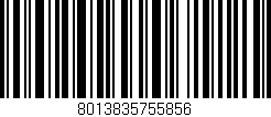 Código de barras (EAN, GTIN, SKU, ISBN): '8013835755856'