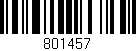 Código de barras (EAN, GTIN, SKU, ISBN): '801457'