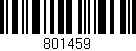 Código de barras (EAN, GTIN, SKU, ISBN): '801459'