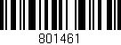 Código de barras (EAN, GTIN, SKU, ISBN): '801461'