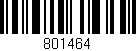 Código de barras (EAN, GTIN, SKU, ISBN): '801464'