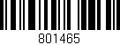 Código de barras (EAN, GTIN, SKU, ISBN): '801465'