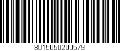 Código de barras (EAN, GTIN, SKU, ISBN): '8015050200579'