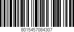Código de barras (EAN, GTIN, SKU, ISBN): '8015457084307'