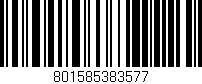 Código de barras (EAN, GTIN, SKU, ISBN): '801585383577'