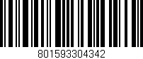 Código de barras (EAN, GTIN, SKU, ISBN): '801593304342'