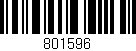 Código de barras (EAN, GTIN, SKU, ISBN): '801596'