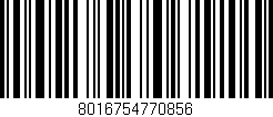 Código de barras (EAN, GTIN, SKU, ISBN): '8016754770856'