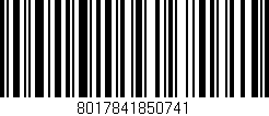 Código de barras (EAN, GTIN, SKU, ISBN): '8017841850741'