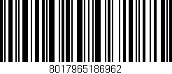 Código de barras (EAN, GTIN, SKU, ISBN): '8017965186962'