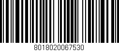 Código de barras (EAN, GTIN, SKU, ISBN): '8018020067530'
