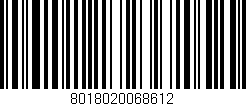 Código de barras (EAN, GTIN, SKU, ISBN): '8018020068612'