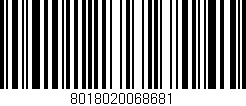 Código de barras (EAN, GTIN, SKU, ISBN): '8018020068681'