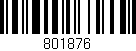 Código de barras (EAN, GTIN, SKU, ISBN): '801876'