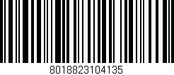 Código de barras (EAN, GTIN, SKU, ISBN): '8018823104135'