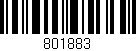 Código de barras (EAN, GTIN, SKU, ISBN): '801883'