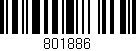 Código de barras (EAN, GTIN, SKU, ISBN): '801886'
