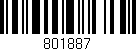 Código de barras (EAN, GTIN, SKU, ISBN): '801887'