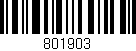Código de barras (EAN, GTIN, SKU, ISBN): '801903'
