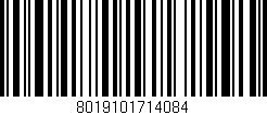 Código de barras (EAN, GTIN, SKU, ISBN): '8019101714084'