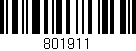 Código de barras (EAN, GTIN, SKU, ISBN): '801911'