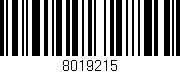 Código de barras (EAN, GTIN, SKU, ISBN): '8019215'
